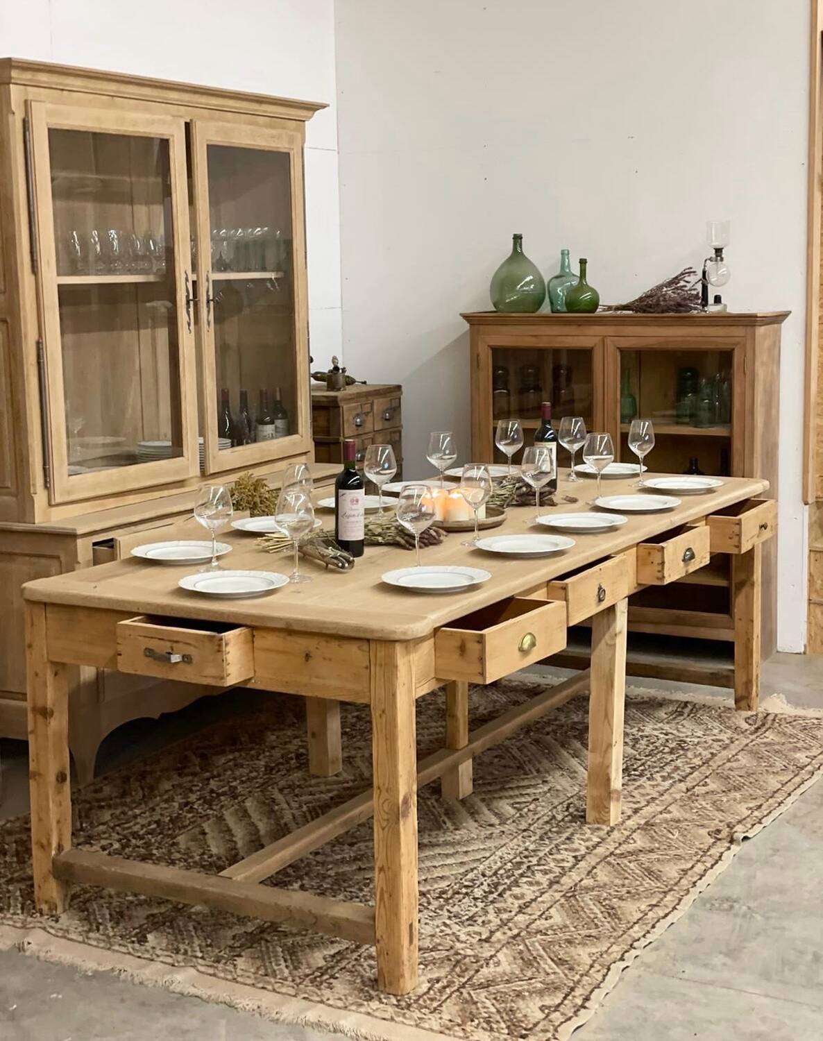Very large farmhouse table