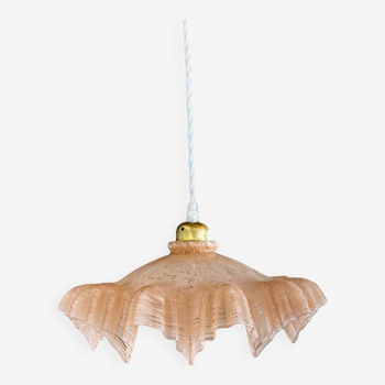 Vintage opaline pendant light