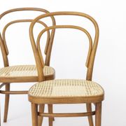 Pair of Vintage Thonet Model 14 Chairs | Radomsko Bentwood Dining Chairs |