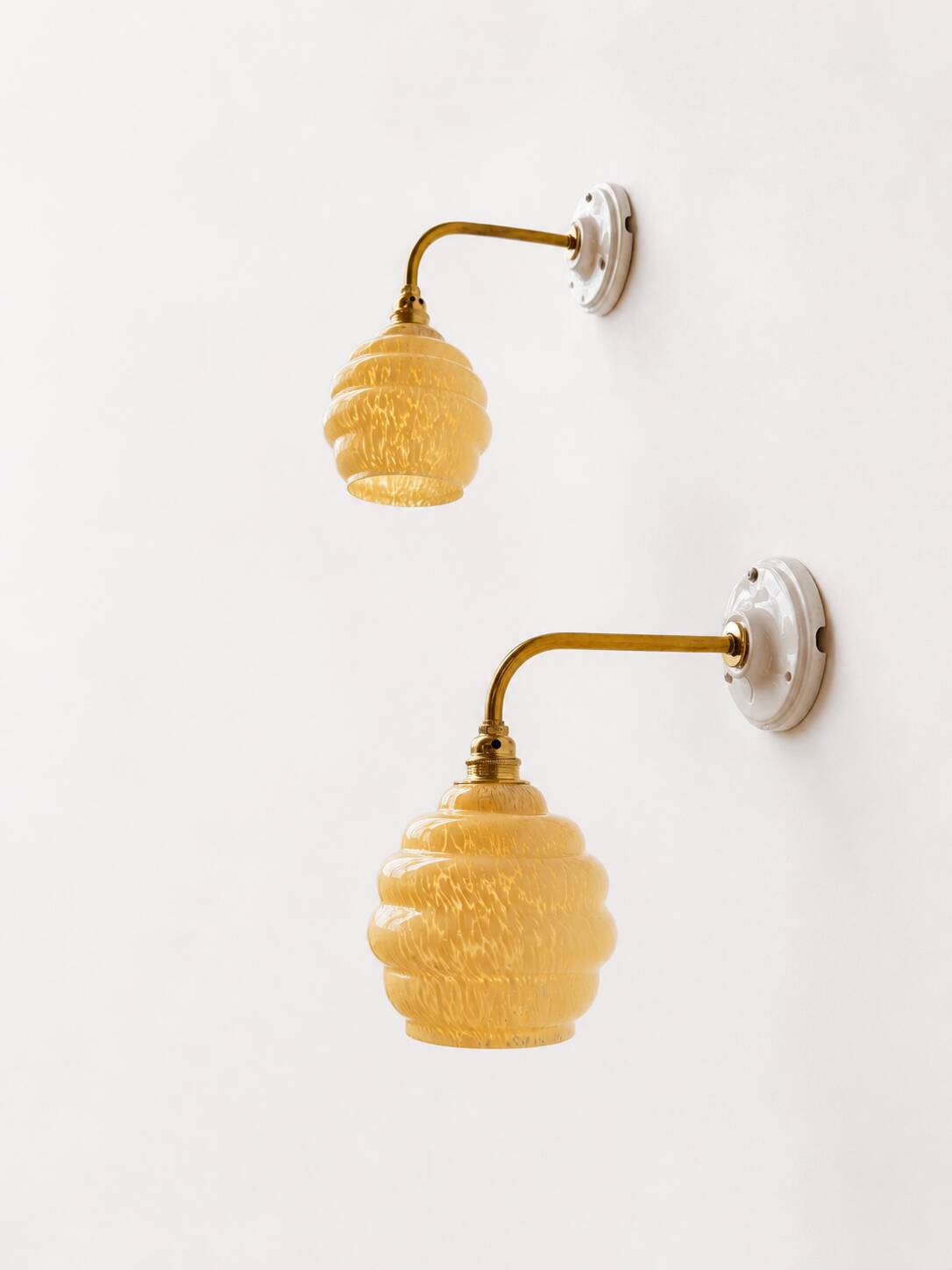Vintage Clichy wall lights
