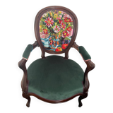 Fauteuil Louis Philippe en palissandre