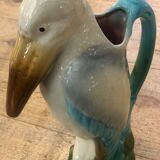 Ceramic pelican pitcher / carafe