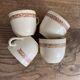 Lot de 4 tasses à café en grès
