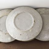 6 pyrite stoneware dessert plates