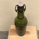 Lot 4 bottles old beers and lemonades blown glass and bistro porcelain