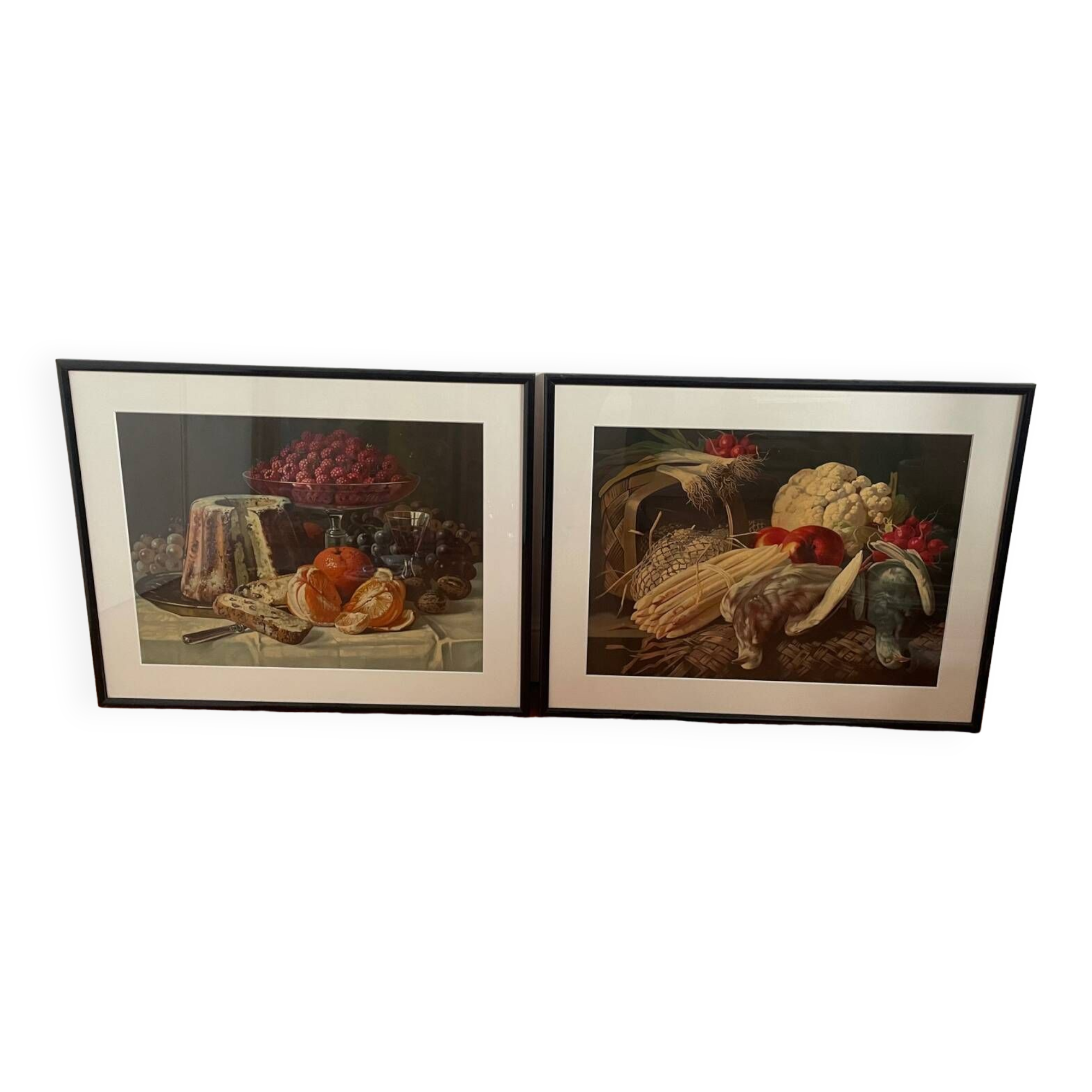 Lot de 2 nature morte
