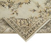 Handwoven one-of-a-kind anatolian beige carpet 160 cm x 271 cm