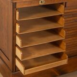 Unique Art Deco roll-top cabinet from the 1930s