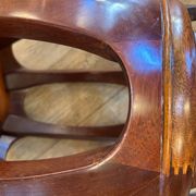 Mahogany stool, Asia, 20th century