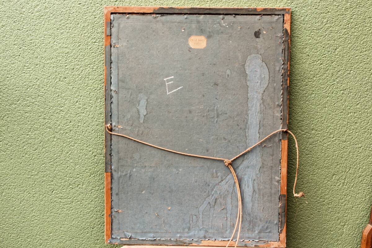 Still life, watercolor bouquet of flowers, signed HP