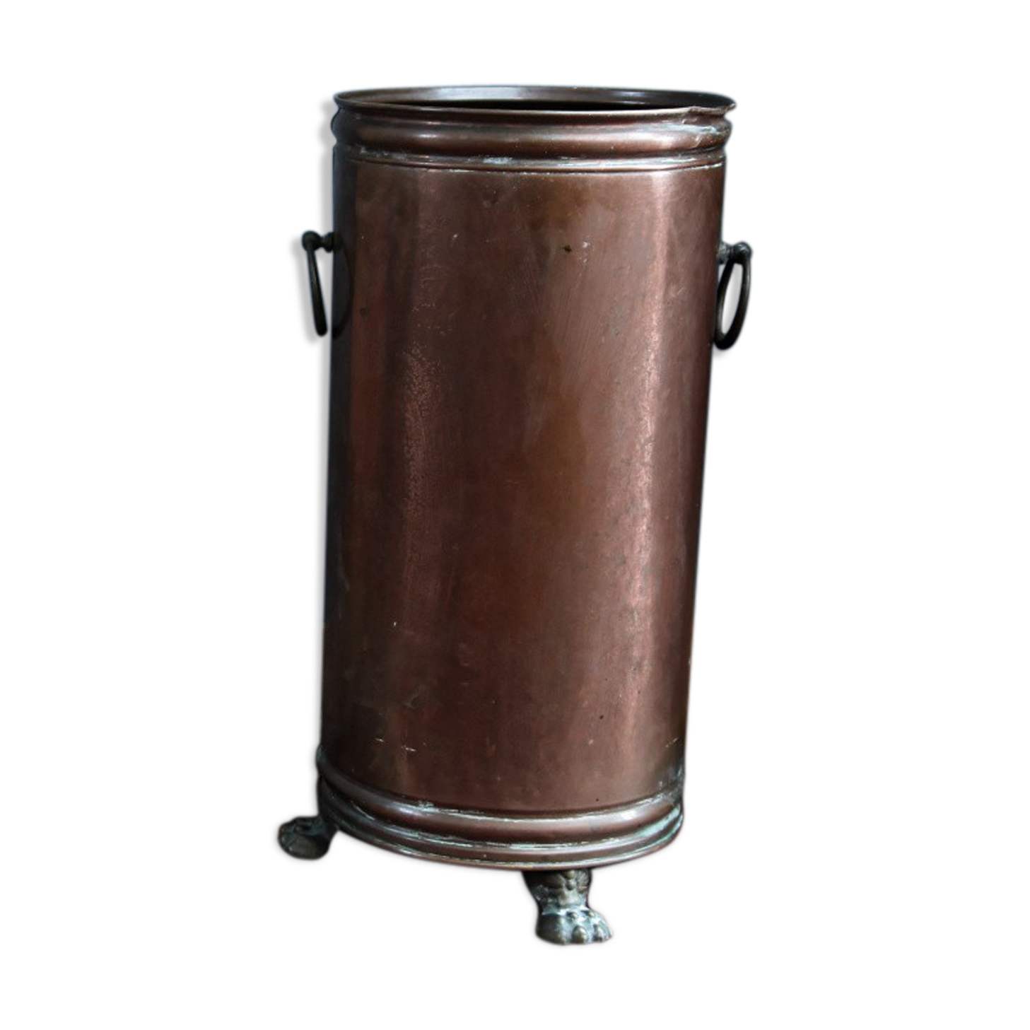 Early 20th century copper umbrella holder