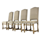 Set of 4 Os de Mouton dining chairs