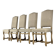 Set of 4 Os de Mouton dining chairs