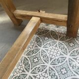 Solid wood farmhouse table