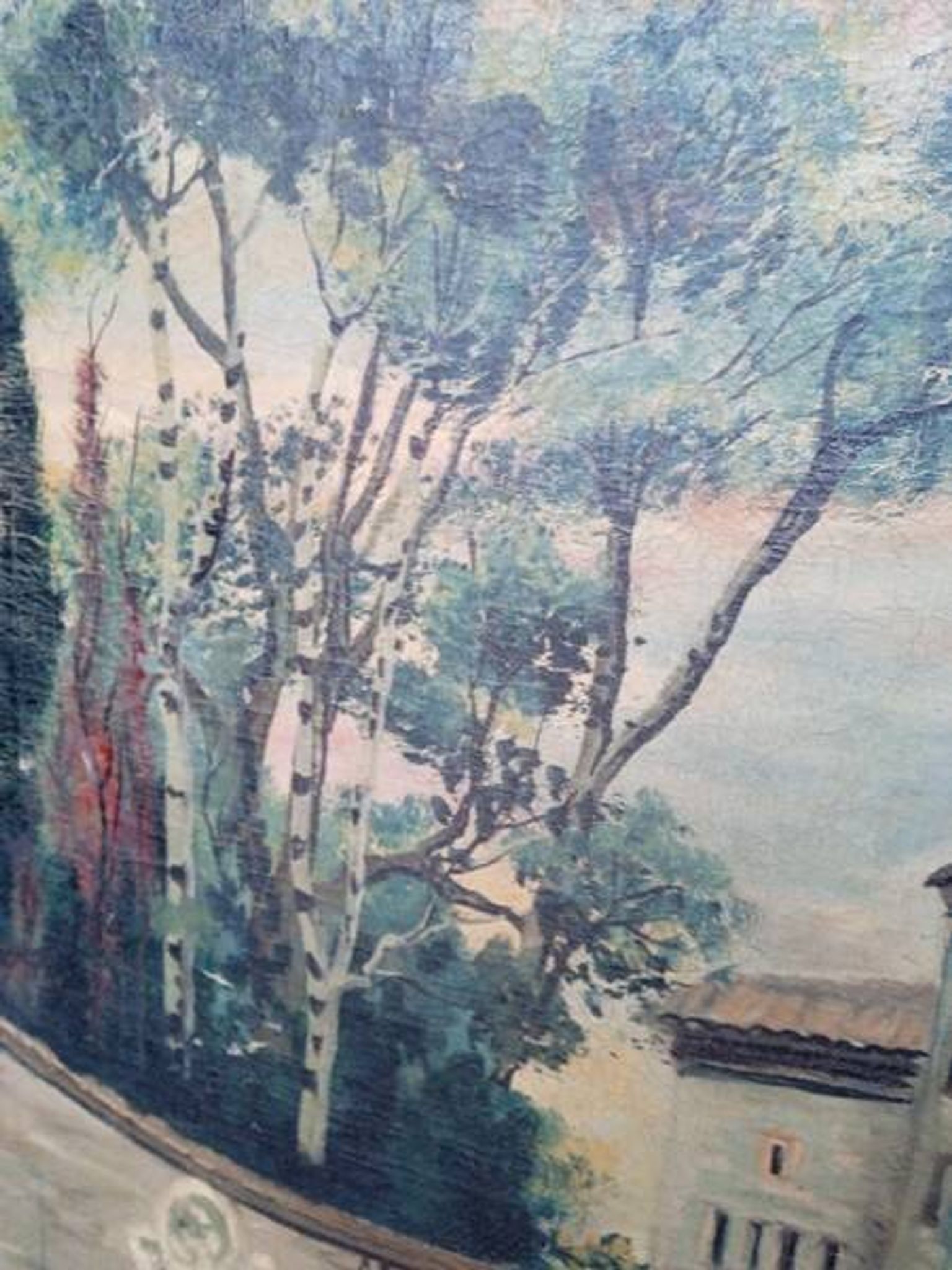 Huile sut toile "Vue de Venise", école vénitienne