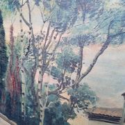 Huile sut toile "Vue de Venise", école vénitienne