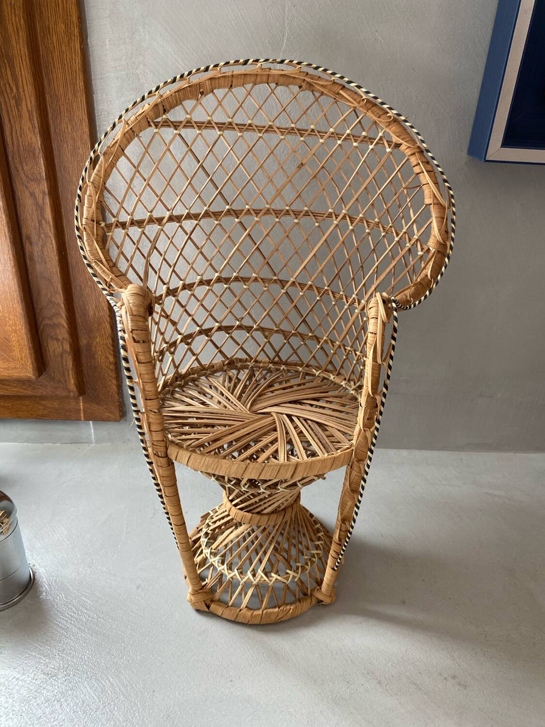 Emmanuelle miniature rattan armchair