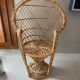 Fauteuil Emmanuelle miniature rotin