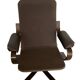 Vintage Scandinavian armchair in curved wood and leather