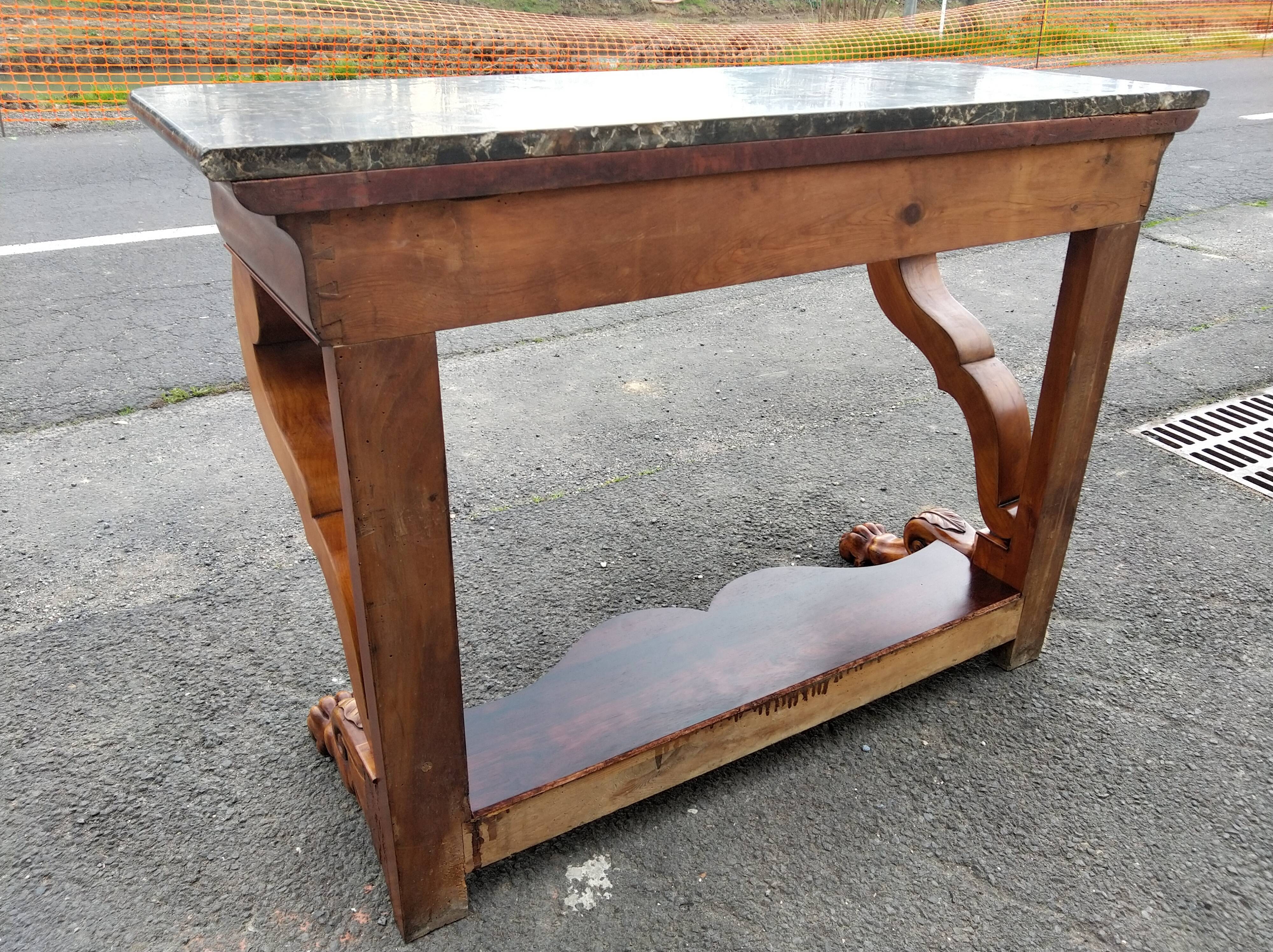 Console en merisier époque 1830