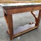 Cherry wood console table, circa 1830
