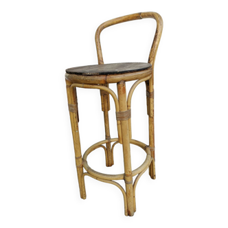 Tabouret de bar en bambou