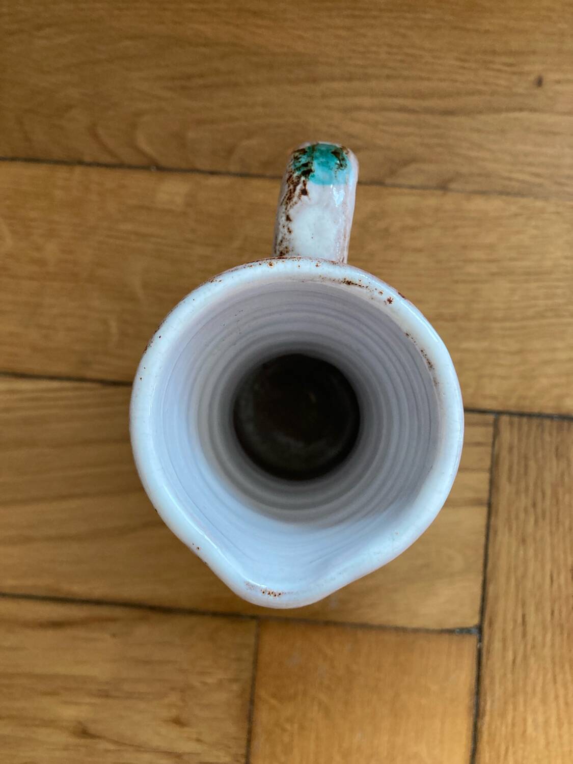 Small thistle pitcher Vallauris