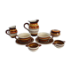 Henriot Quimper earthenware duo coffee service