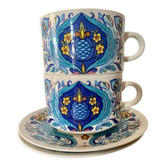Service à petit déjeuner Villeroy & Boch vintage modèle Izmir