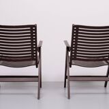 Vintage Rex multiplex folding chairs Niko Kralj, Joegoslavië 1950
