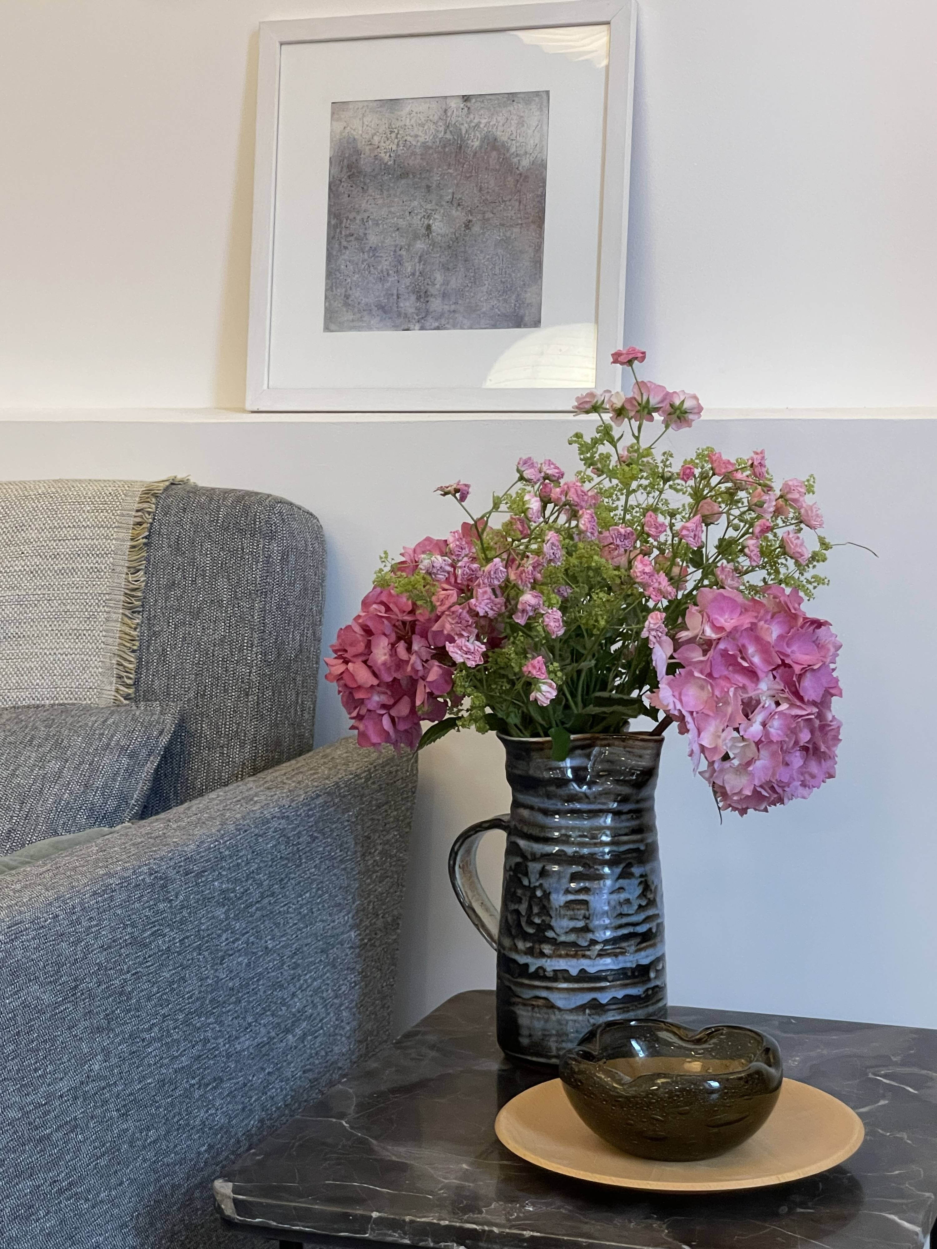 Stoneware carafe - Studio Galois Llangoren Pottery - 60/70