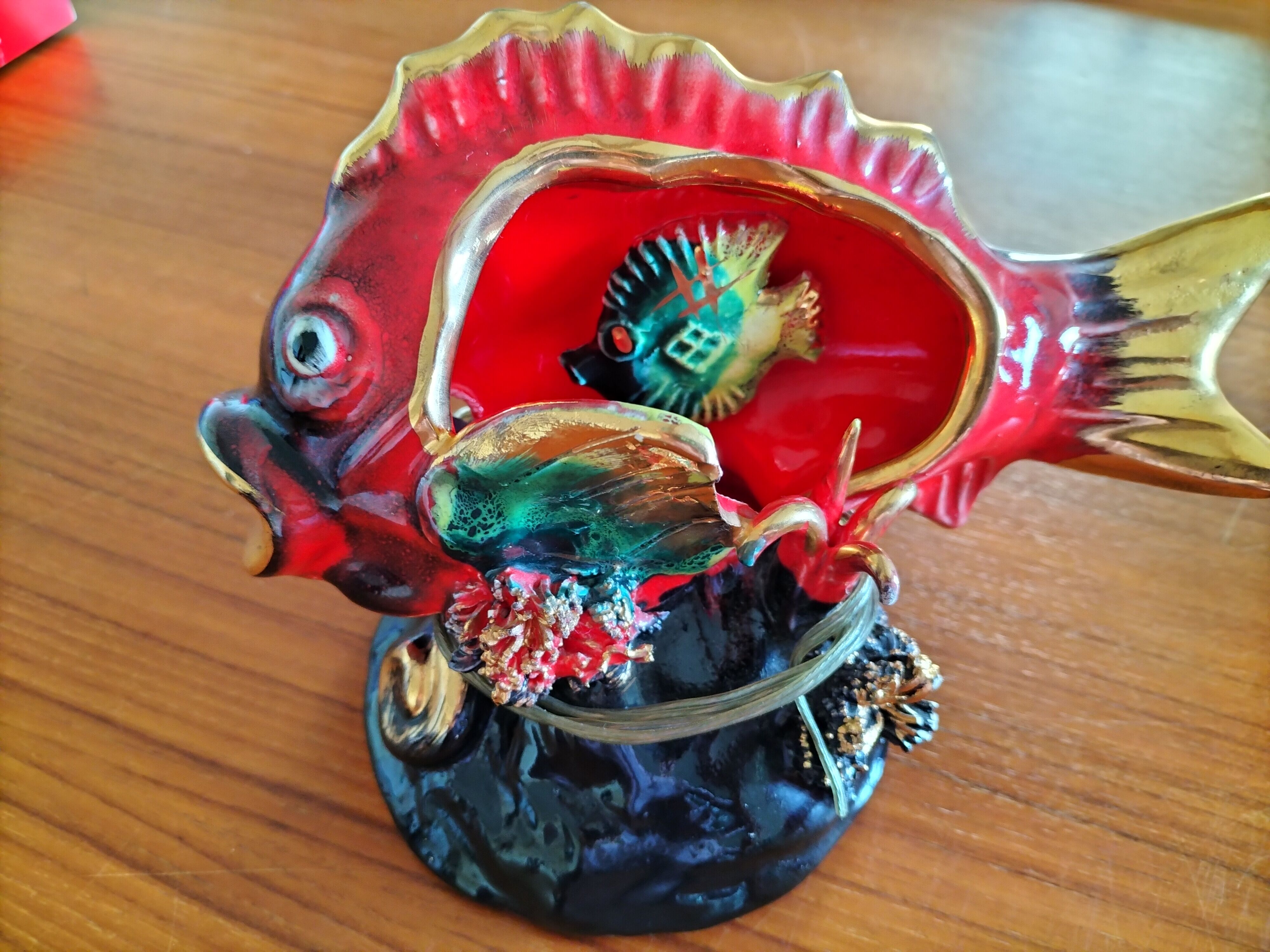 Vallauris ceramic lamp