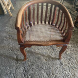 Teak office chair