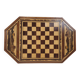Game of ajedrez, madera tallada, Arts & Crafts, circa 1900 - Inglaterra