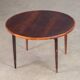 Table extensible scandinave en palissandre - 1960