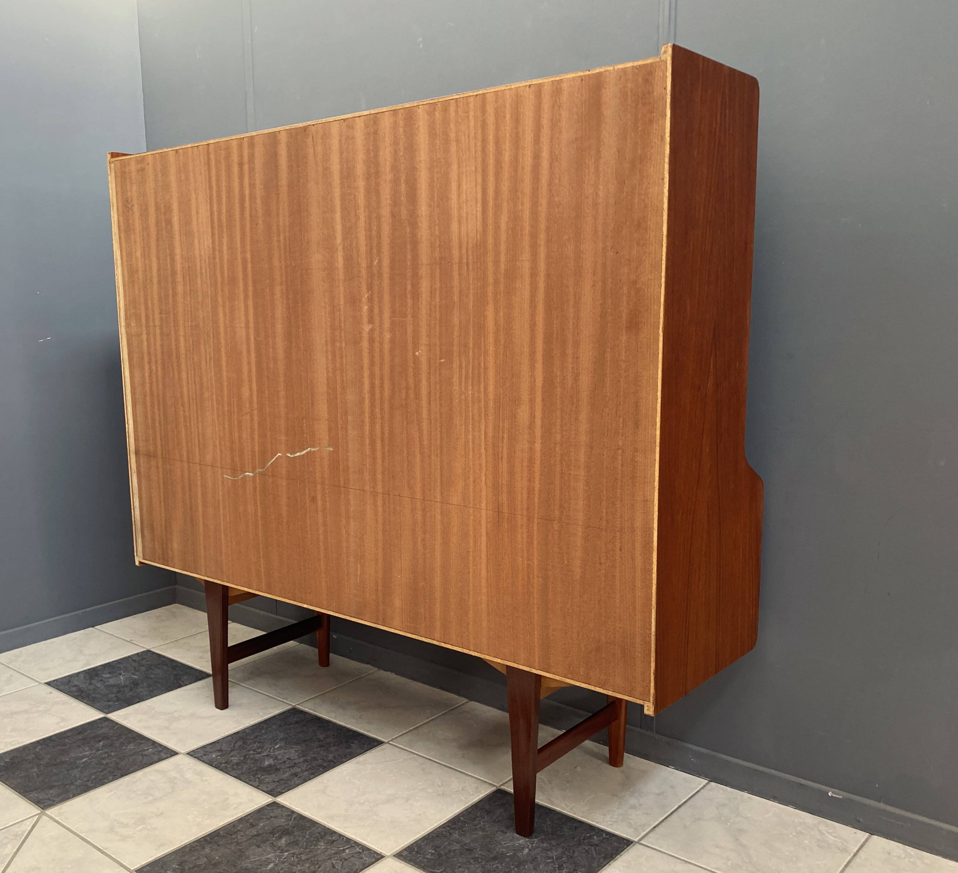 1960s teak high sideboard