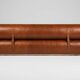 Sofa Bed "Anfibio" for Giovannetti Collezioni in Dark Cognac  Leather