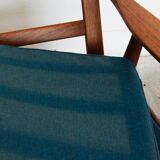 Scandinavian GE270 Lounge Chair in Solid Teak by Hans Wegner for Getama, 1960s