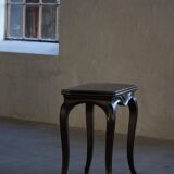 English folding table in Rococo Revival style / Wooden game table, 19th century