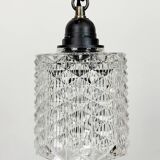 Vintage Cut Glass Ceiling Light, 1970s