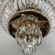Vintage Bakalowits & Söhne ceiling light in brass and crystal