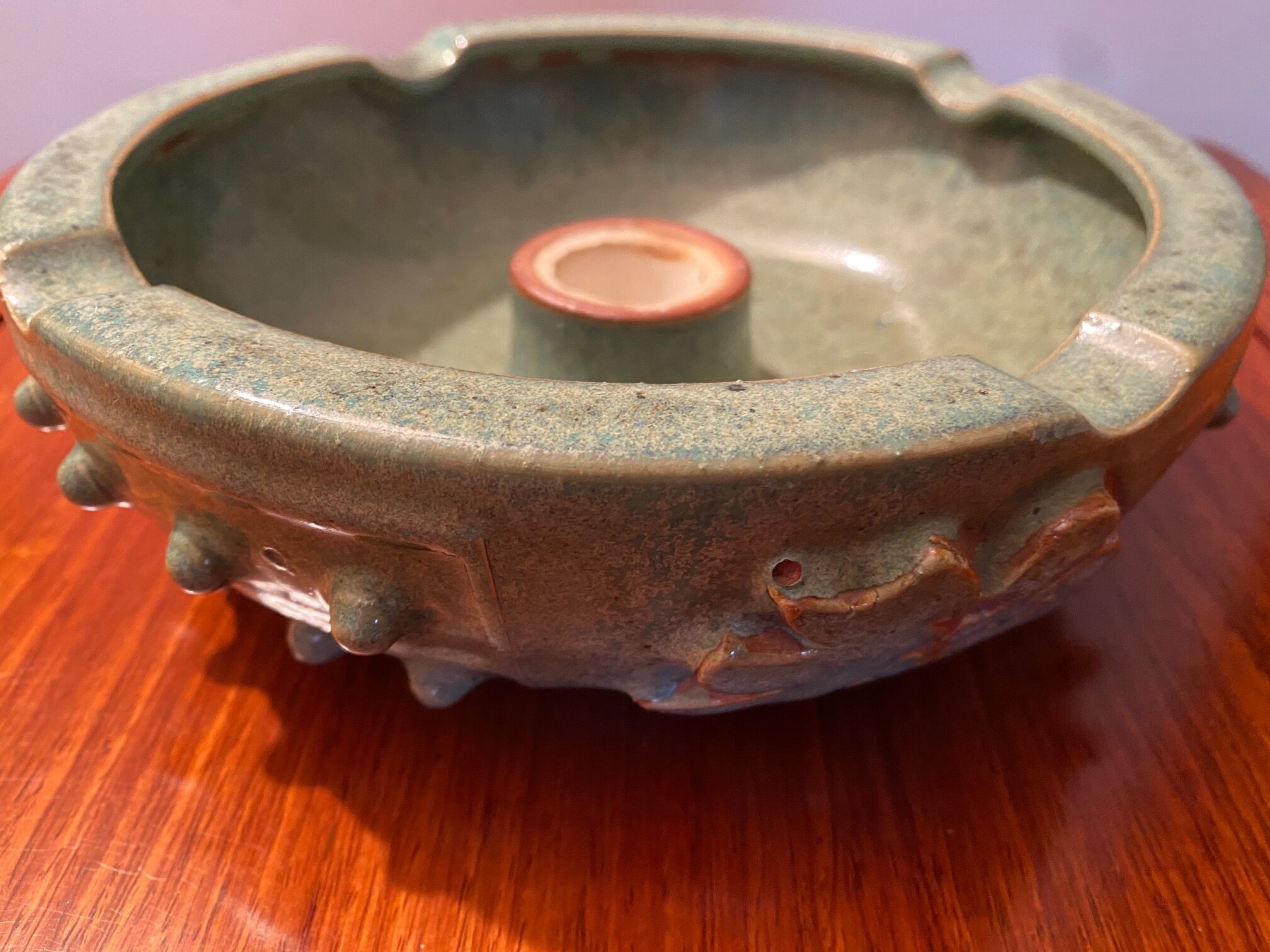 Ashtray candle holder