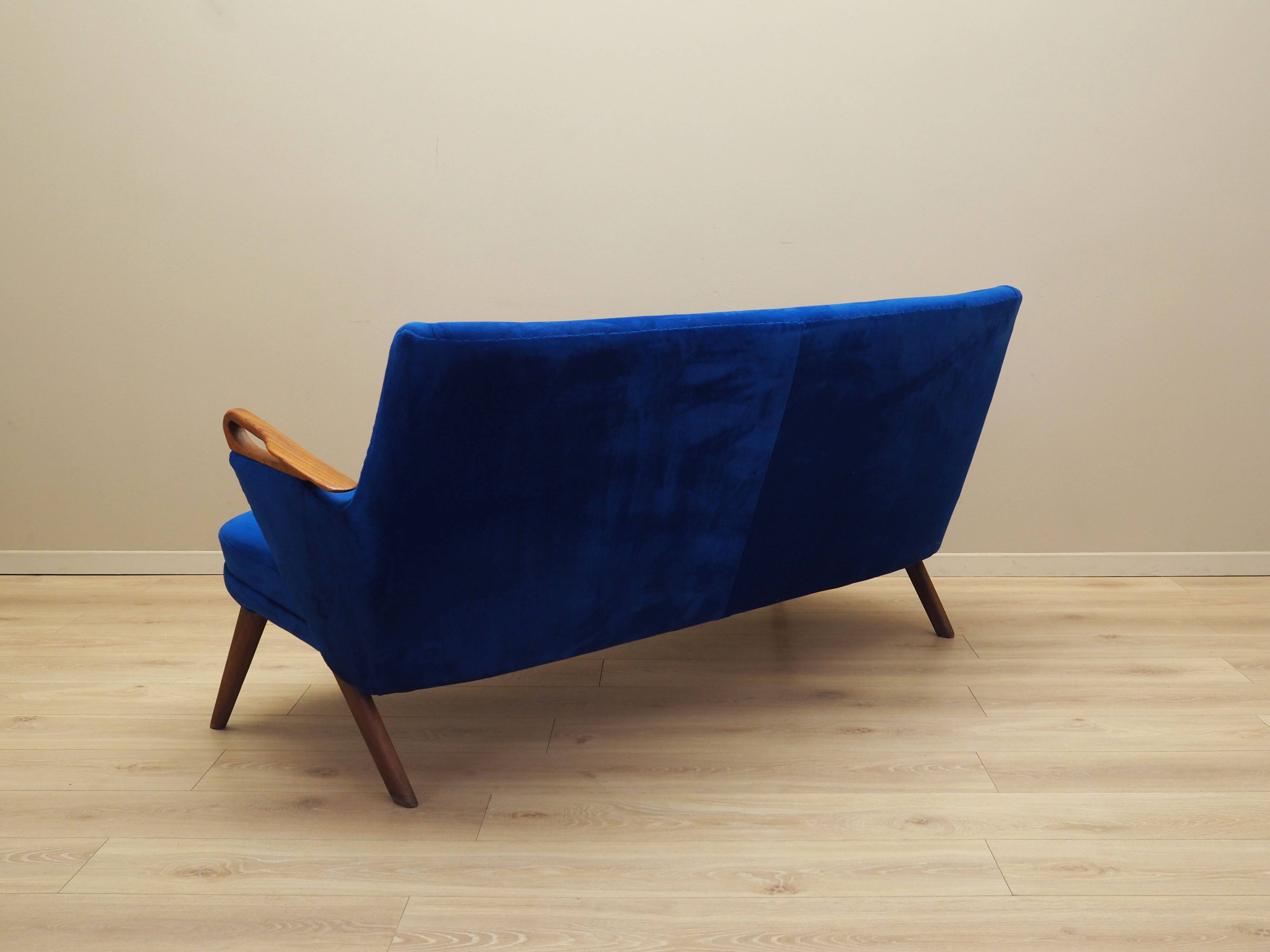 Blue living room set, Danish design, 1960s, designer: Chresten Findahl Brod