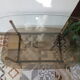 Glass coffee table