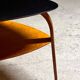 Bow Wood Mediator Coffee Table by Hugues Steiner Vintage 1950
