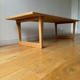 Table basse en chêne de Borge Mogensen - Danemark années 70