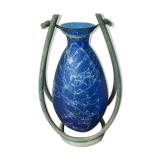 Suspended glass vase