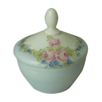 BONBONNIERE VERITABLE OPALINE DECOVERRE PARIS SIGNEE