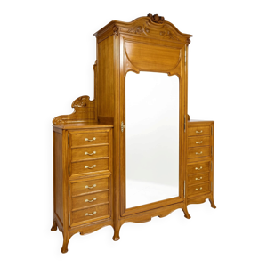 Grande armoire-lingère - miroir