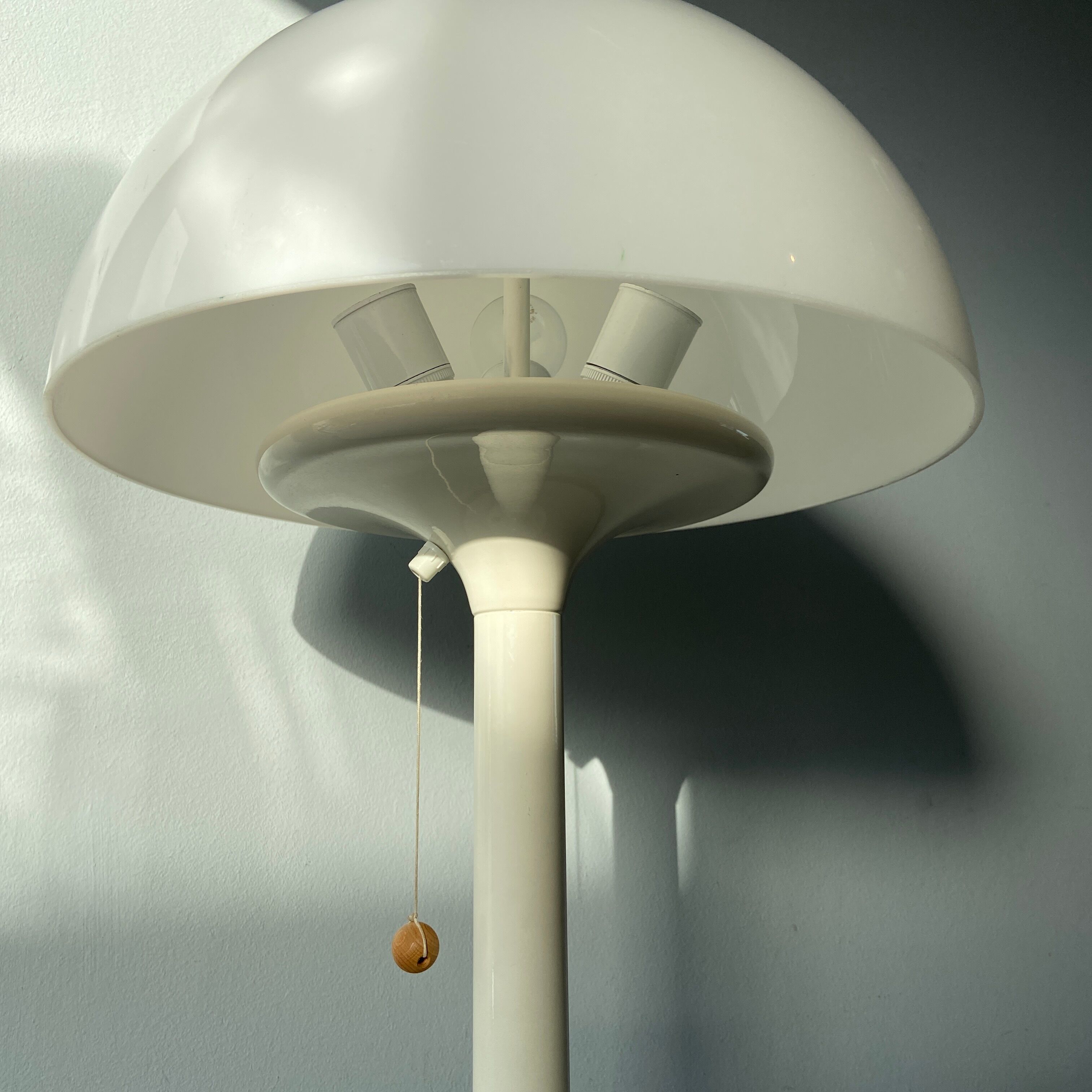 Vintage white Mushroom lamp